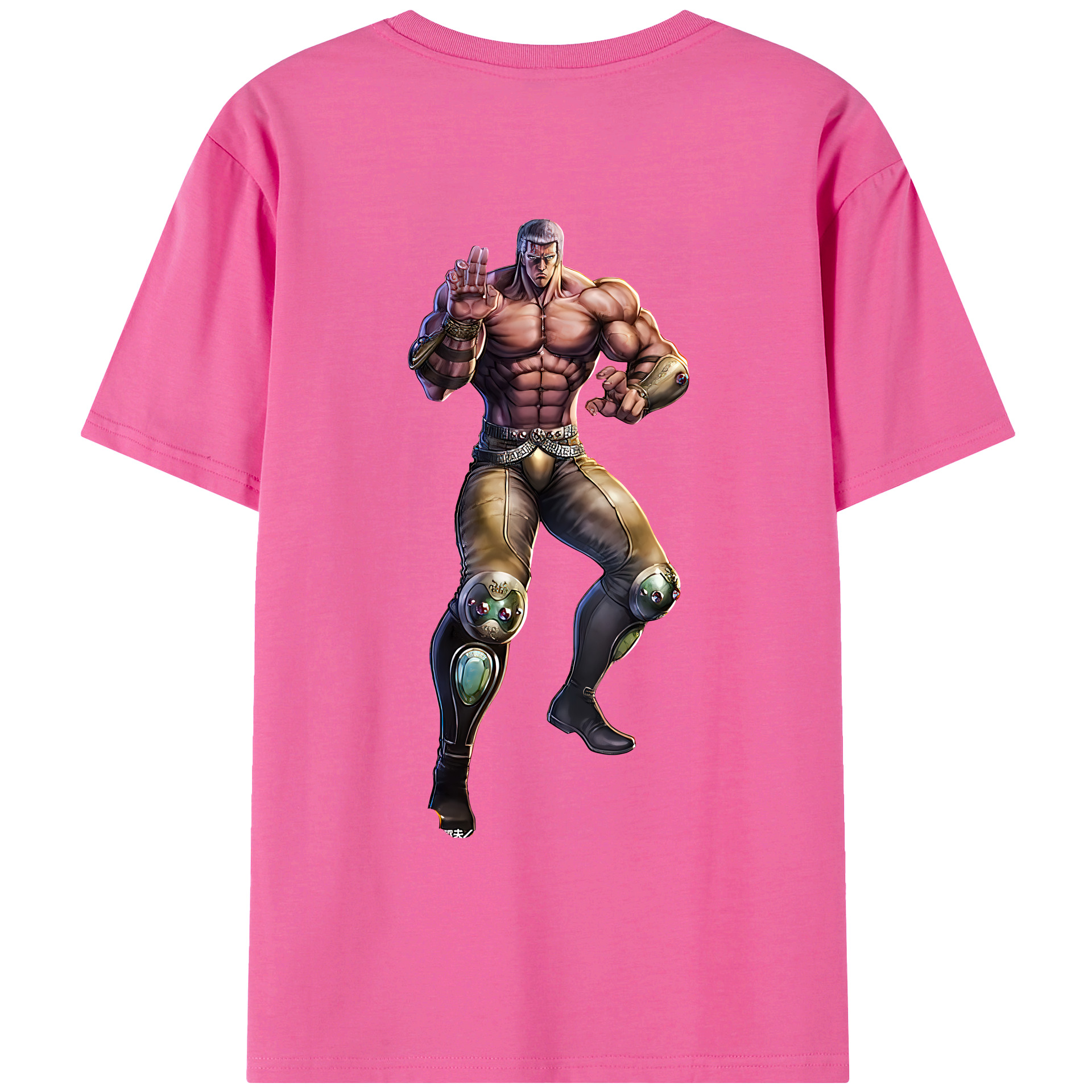 （画像用） 北斗の拳 Fist of the North Star レディース半袖Tシャツ(バックプリント)